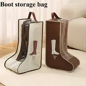 Multifunctional Boot Storage Bag with Handles | Transparent Shoe Protection Bag, Lightweight Design, Hanging Storage, Reusable, Durable, Easy to Store, Ideal for Valentine'S and Christmas, Premium Organizer