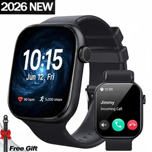 Smart Watch (Answer/Make Calls), Fitness Tracker for Android iPhone, HD TouchScreen Watch with Message Reminder, Heart Rate Sleep Monitor, 100+ Sports Modes, IP68 Waterproof Smartwatch, Gift for Men Women