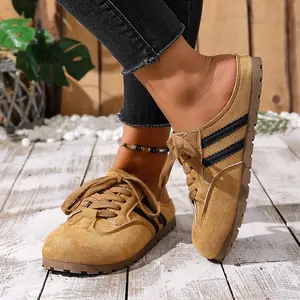 Women's Fashion Daily Walking Shoes Comfortable Backless Trainers Lightweight Slip-on Sneakers