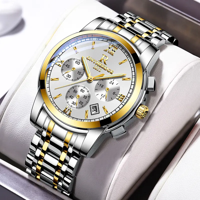 026 Gold and White Surface