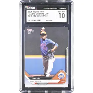 Edwin Diaz New York Mets 2025 Topps Now Road to Opening Day #OD-180 CGC Authenticated 10 Card