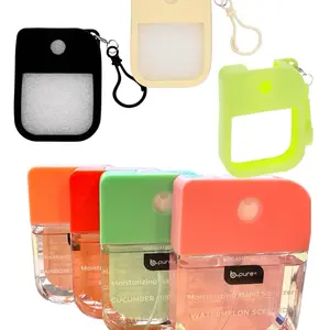 5-Pc Hand Sanitizer Set-Comes with one Holder of your choice- WE HAVE ALL SANITIZERS IN STOCK-msg me to replace scents when you purchase. Bpure sanitizer,cleansers