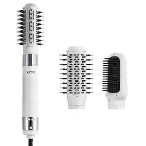 【Summervibes】VEVOR Hair Dryer Styler, Ionic Hair Dryer Brush, 110,000RPM High-Speed Hot Air Styler with Brushless Motor, Oval & Paddle Brush, Blow Dryer Brush Styling Tool for Fast Drying Volumizing Straightening