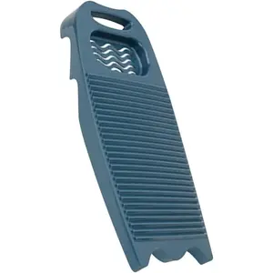 Hand Washing Board-Portable Hand Washing Clothes Tool,Household Hand Washing Board with Soap Holder(17.7x7.9x1.9inches) (Dark Blue)