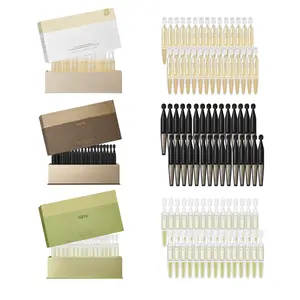 GUYU Single Use Serum Set | Brown for Anti-aging, White for Brightening, Green for Acne Treatment | Ginseng, Peptide, Collagen, VC, Glabridin, Oil, Tea tree, Centella Asiatica Extract | Sensitive Skincare, Stock up Bundle, essence, hydrating, moisturizing