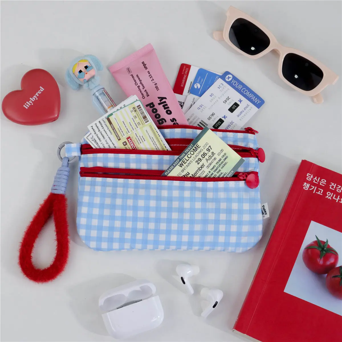Travel Passport Holder Wallet - Travel Document Holder, Waterproof Durable ID Card Organizer for Airplane Tickets, Visa, boarding Pass & Credit Cards, RFID Bloc, Christmas gift, Thanksgiving gift, holiday gift, Travel Essentials