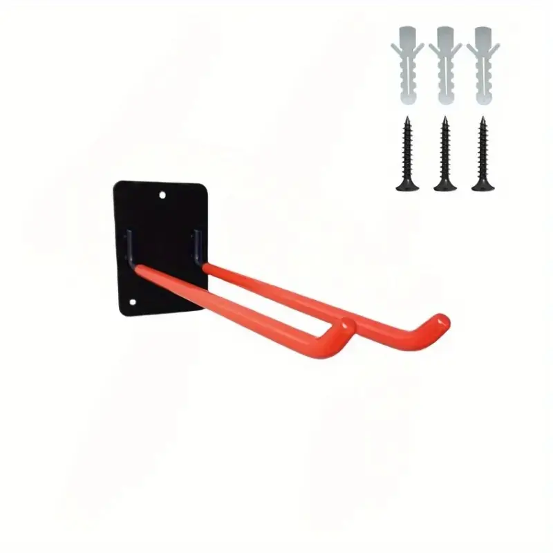 Garage Storage Hook for Garden Tools, Wall Mounted Organizer, Shovel & Rake Hanger, Yard Tool Rack, Space Saving Organizer, Essential Garage Supplies