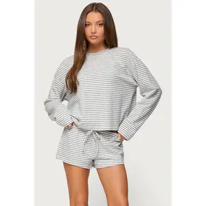 Jainee Striped Long Sleeve T Shirt