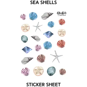 Sea Shells Sticker Sheet