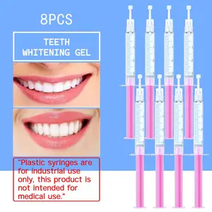 8-Pack Teeth Whitening Gel Pens, Teeth Whitener Pen, Deep Cleaning Tooth Stain Remover, Professional Dental Care Tools, Effective Oral Hygiene Solution