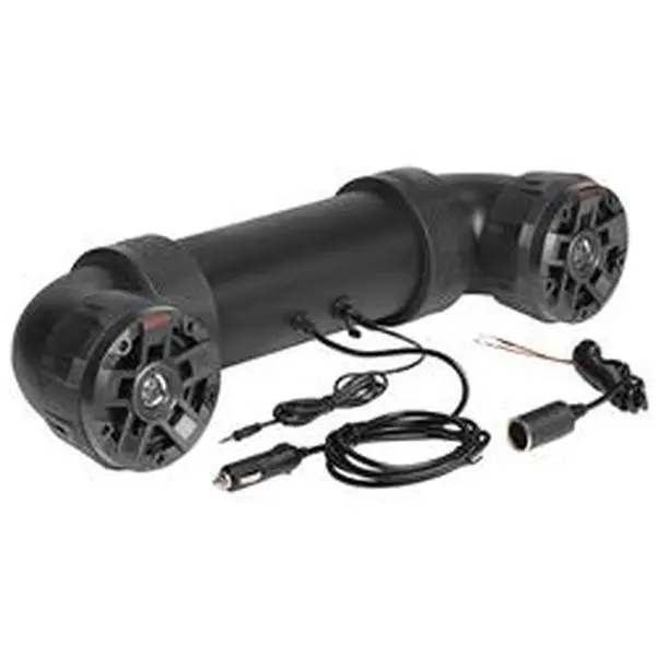 Boss Audio UTV4B UTV4B amplified All Terrain Sound System with 4 in. Marine Speakers & 1 in. Tweeters - Black