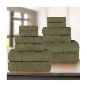 Superior Cotton Waffle Honeycomb 12 Piece TowelSet