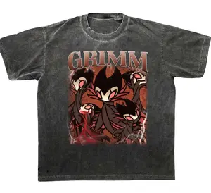 Grimm Hollow Knight Shirt, Graphic Anime Tee, Indie Game Gothic Shirt