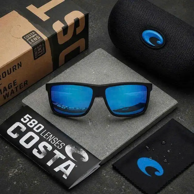 Costa Del Mar Fishing Sunglasses with 580 Polarized Lenses | Crystal Clear Vision for Boating, Water Sports & Travel