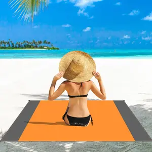 ​ ​ Foldable Polyester Camping Mat – Quick Setup, Lightweight & Portable Dry And Clean Rest And Relax Picnic Beach Mat