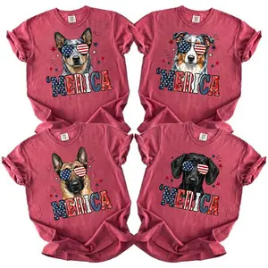 Golden Dog 'Merica Shirt, 4th of July Golden Tee, Patriotic Golden Tshirt, USA Dog Lover Gift, Patriotic Dog Mama Top, Dog Mom Gift