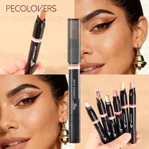 1PC Two-color Eyeshadow Stick, Not Easy To Smudge, Gentle and Delicate, Quick Eye Makeup, Perfect for Glamorous Eye Makeup, Suitable for Daily Use and travel, Glitter Shimmer Eyeshadow