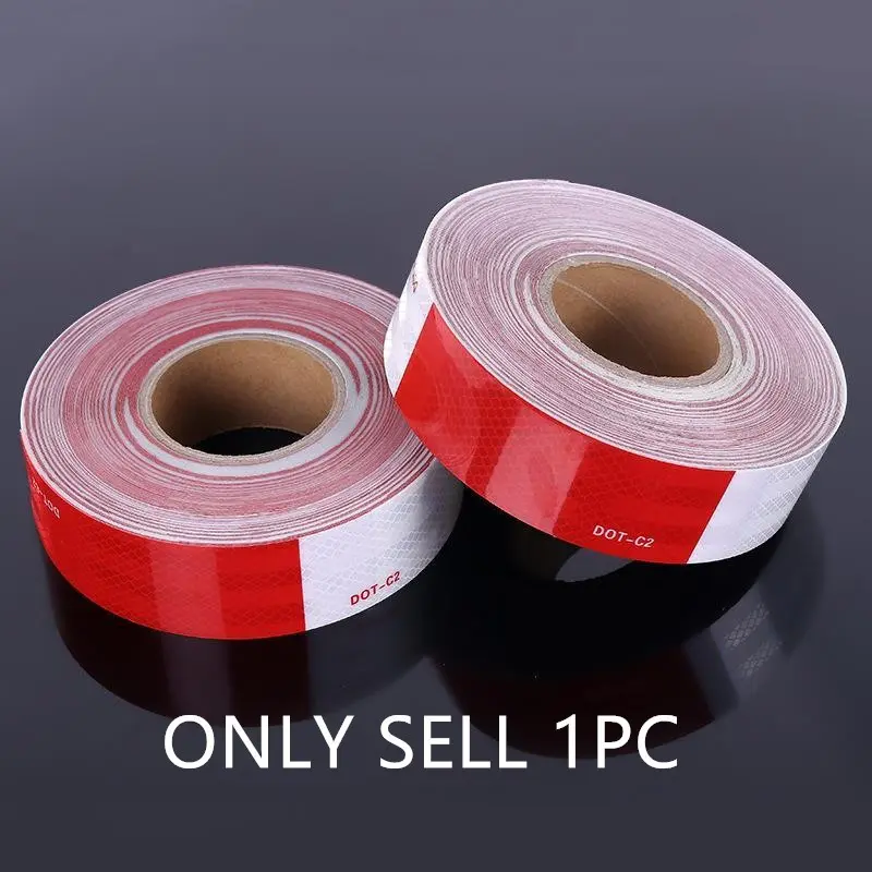 Automotive Reflective Tape with PE Film, Waterproof Adhesive Strip for Vehicles, Safety Marking & Signage, Solid Roll