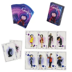 Coraline Movie Portal 52-Card Deck Playing Cards Character Artwork Single Standard for Solitaire Card Games