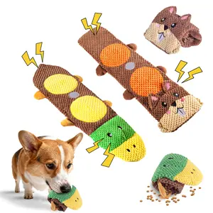 Dog Toys for Aggressive Chewers: 2 Pack Interactive Dog Toys for Boredom and Teething, Squeaky Chew Toy for Small, Medium Breed to Keep Them Busy（Squirrels & Mallards）