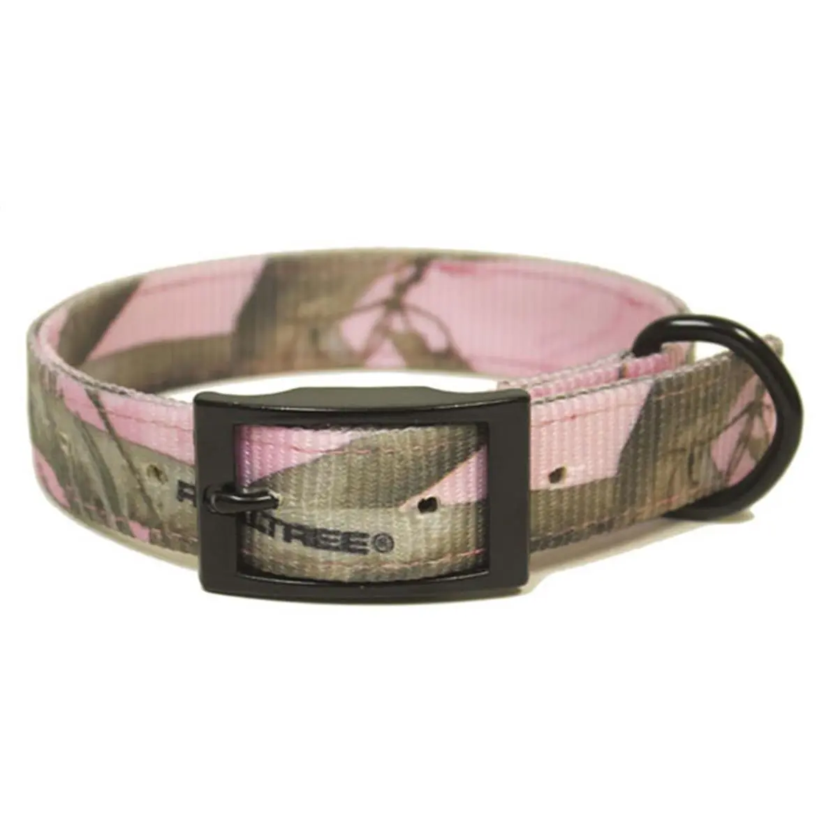 Leather Brothers 120NRT-PK27 1 x 27 in. Dee-in-Front Nylon Pink Camo Collar