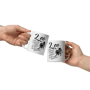 Cre8tive Concepts Boutique Custom Graphic “Zodiac” Mug - 11oz Ceramic Drinkware - Hand-Crafted Reuse Cup coffee Tumbler Reusable