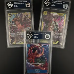 One piece non English  king card grading packs