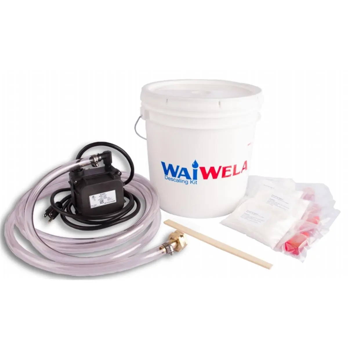 212 MAIN WaiWela WDKIT-4 Descaling Kit, Cleaner for Tankless Care, Pre-Portioned Water Appliance Maintenance Accessory