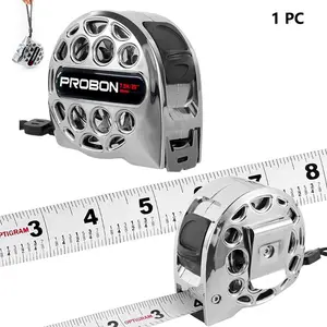 25 FT / 7.5 M Stainless Steel Retractable Tape Measure – Double-Sided Scale, Heavy-Duty for Construction, Woodworking & Household Use​ cinta para medir multifuncional metric Waterproof Tools  Father's Day Gifts measurement tool ruler