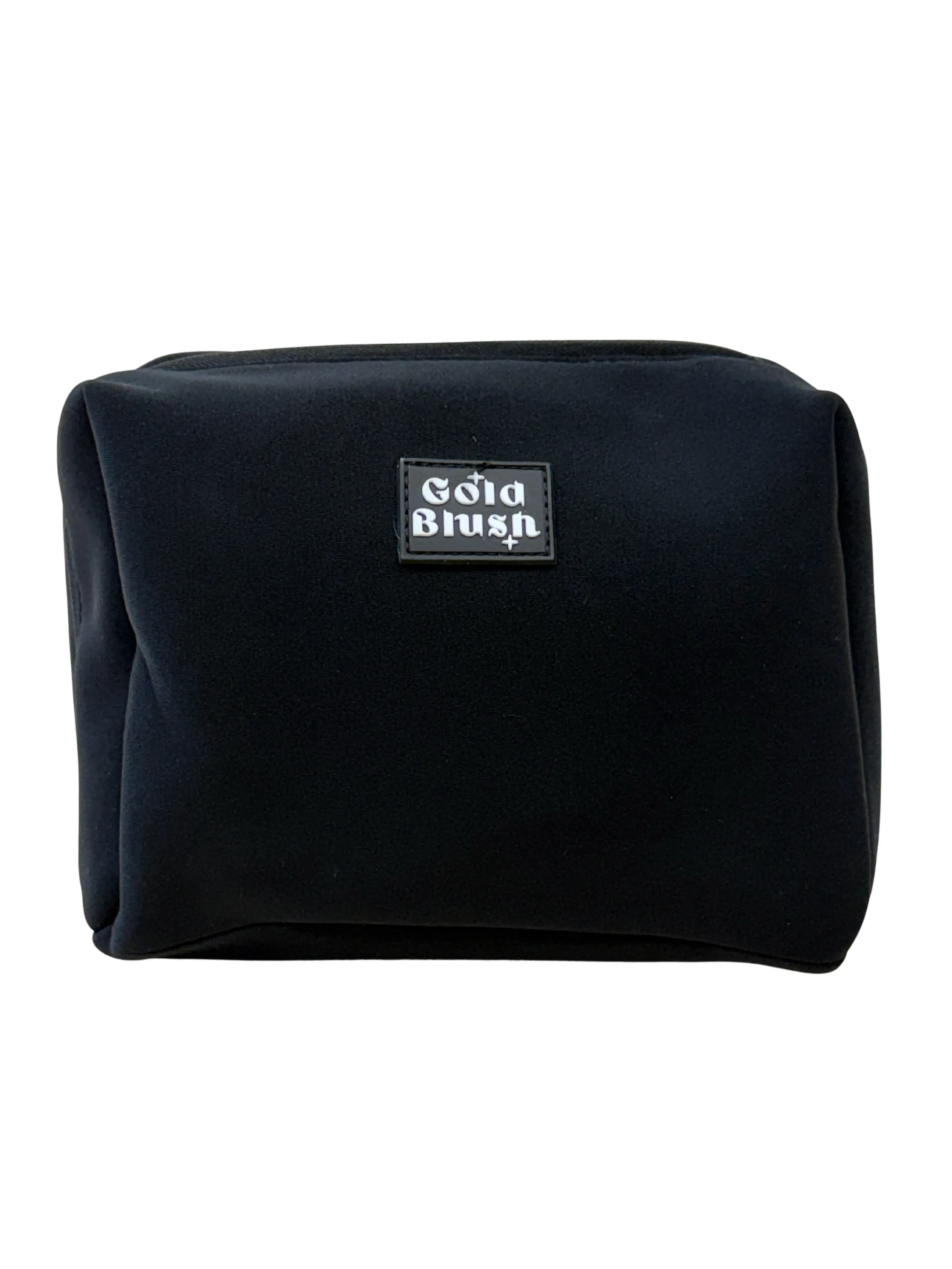Solid Black COSMETIC Bag