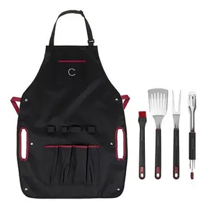 Curtis Stone Grill Tool Set with Apron