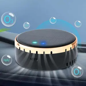 Solar Powered Car Air Purifier, Car Air Freshener, Car Air Purifier for Remove Formaldehyde Odor Smoke, Smart Odor Eliminator, Air Ionizers, Multifunctional Air Cleaner, Air Ionizers Deodorizer