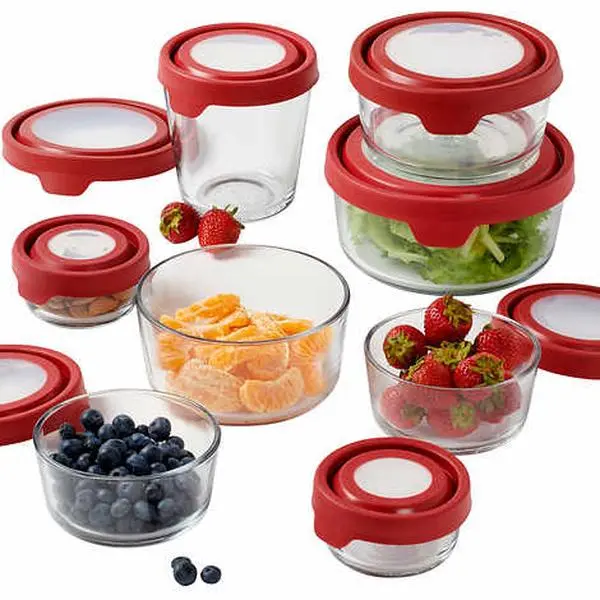 Anchor Hocking True Seal Glass Food Storage, Set of 16