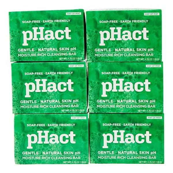 Andrew Lessman pHact 6-pack 4.25 oz. Peppermint Cleansing Bars