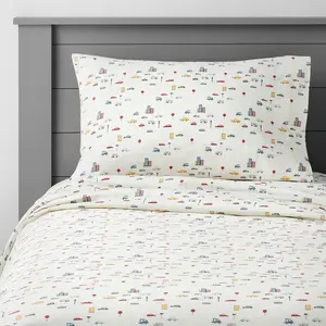 Queen City Cars Cotton Sheet Set - Pillowfort