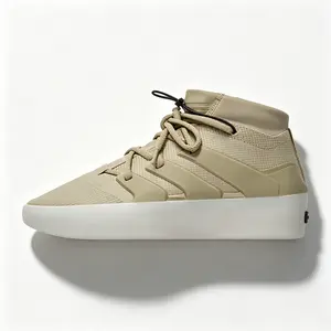Feadidas × Fear of God Athletics Series 1 Clay Mid-Top Basketball Shoes Unisex  Khaki