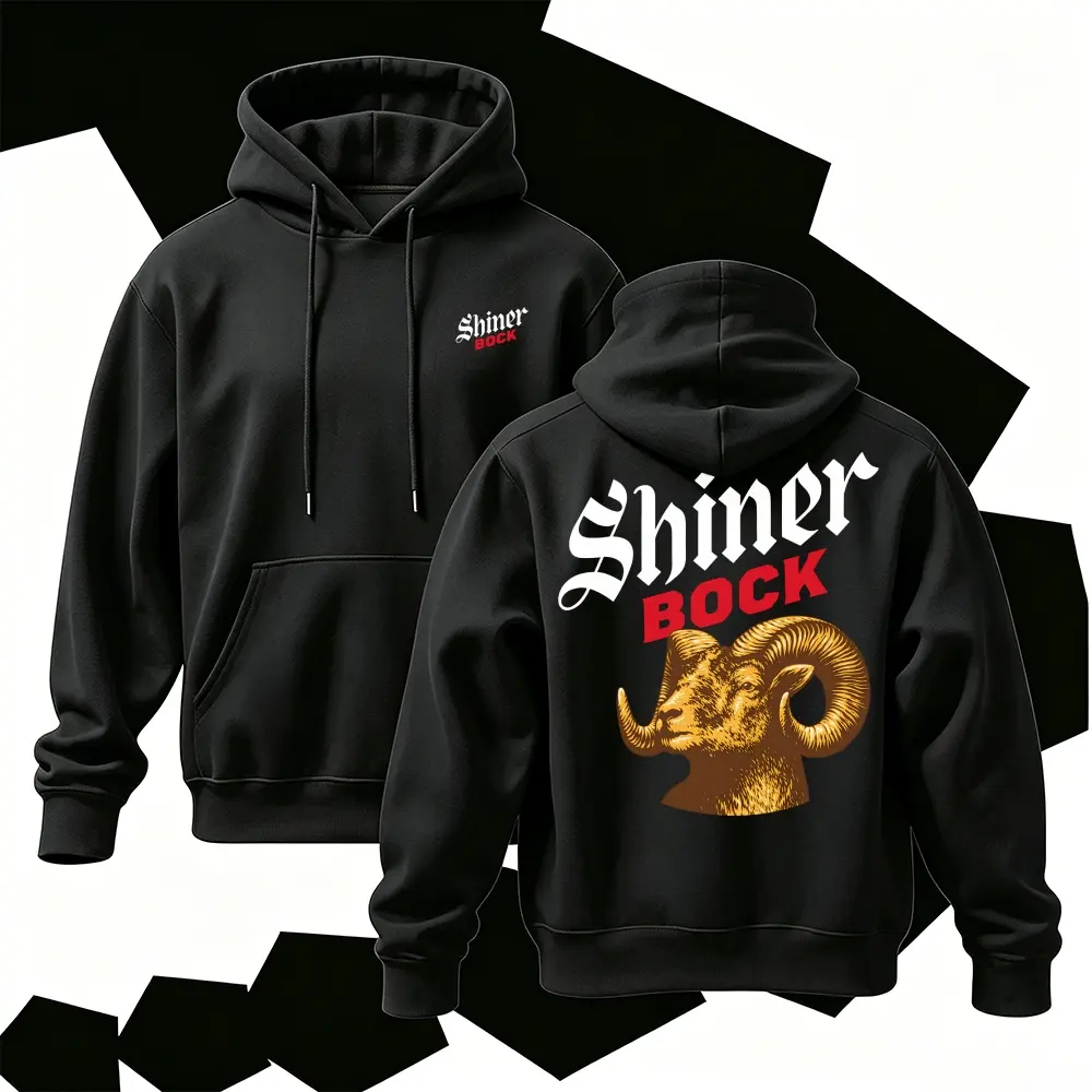 Vintage Golden Ram Graphic Hoodie | Retro Big Horn Sheep Graphic Sweatshirt | Western Aesthetic Streetwear Hooded Top | Trendy Pullover Men Women Unisex