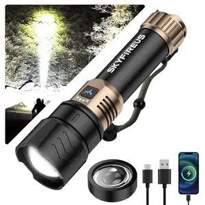 SKYFIRE Canglong flashlight strong light ultra bright outdoor camping home long-range portable ultra long endurance lighting,outdoor lighting,ip6 waterproof,led bright light