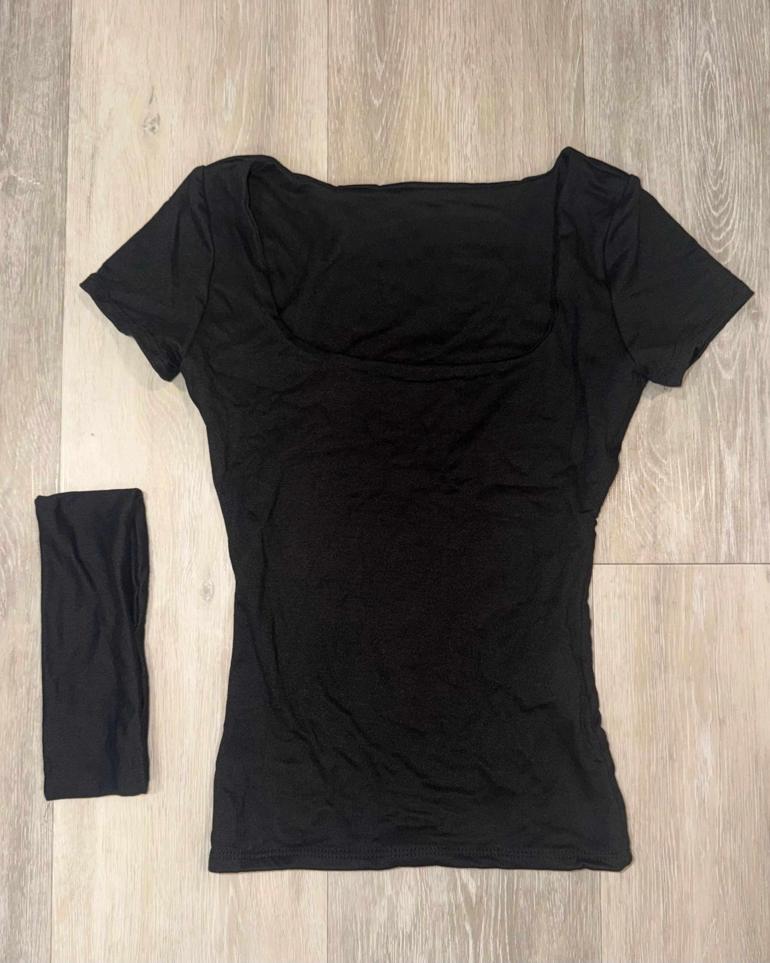 Karina Top w Headband (Black)