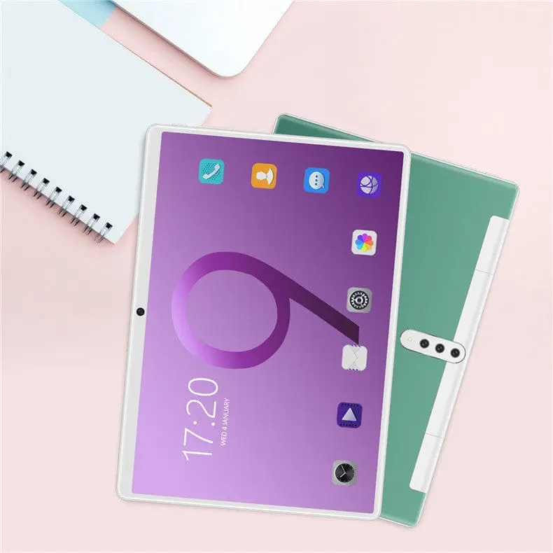 10.1 in Android OS T10W Smart Tablet - 3G Mobile Calling, Screen Streaming, Flash, Bluetooth, GPS, Expandable Card Support, Portable Entertainment Hub