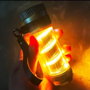 Rechargeable LED Camping Lantern – 1000LM Waterproof Emergency Light with Hanging Hook, Compact & Portable for Indoor/Outdoor Use