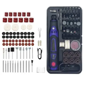 Mini Cordless Rotary Tool Kit, 5 Speed Variable Rotation, 3.6v Rechargeable Electric Drill, Grinding, Polishing, Drilling, Cutting, Carving, DIY Crafts