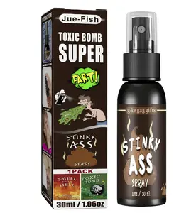 Toxic Bomb Super Fart Spray Stinky Ass 30ml Non-Toxic Prank Gift for Friends Easy Carry Quick Use Perfect for Spontaneous Fun Extra Strong Fart Spray 30 ml/1.06oz