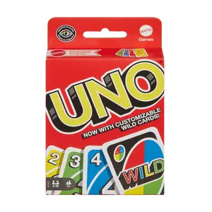 UNO Card Game by Mattel, Adults & Family Game Night, Original UNO Game of Matching Colors & Numbers