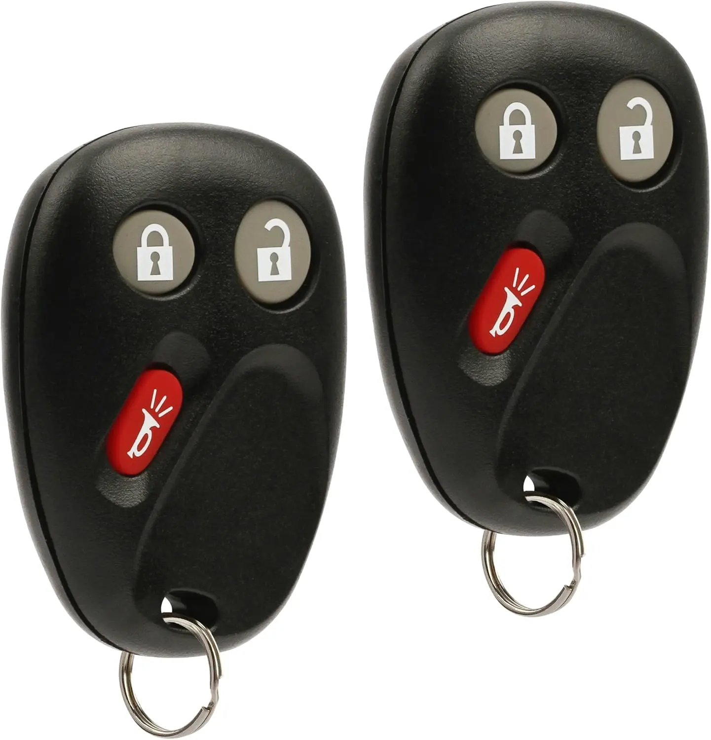 Car Key Fob Keyless Entry Remote fits Buick Rainier / Chevy Trailblazer / GMC Envoy / Isuzu Ascender / Oldsmobile Bravada (fits Part # 15008008 15008009), Set of 2Gift.