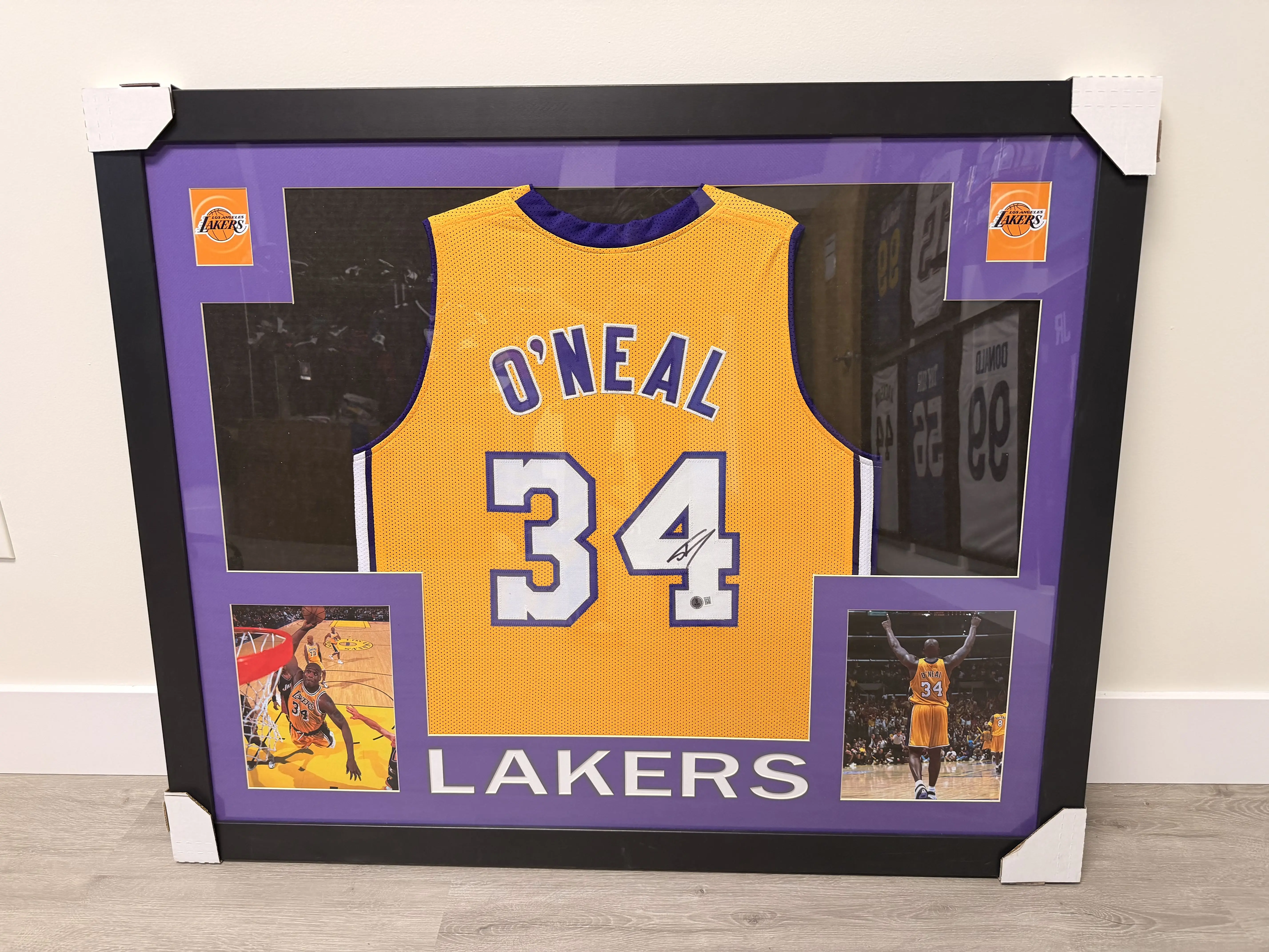 Shaquille O'Neal Framed Jersey Display (Beckett)