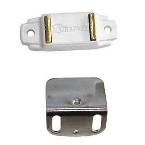 212 MAIN Magnetic Catch for Overlay Cabinet Doors - White, Magnetic Lock, Secure Latch Closure