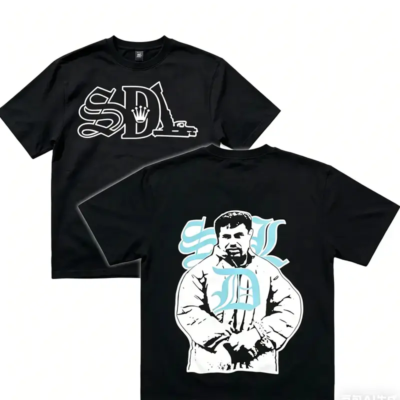 [100%Cotton][Graphic Tee]SDL Full Color Chicano Graphic Hoodie – Bold Streetwear Unisex Urban Sweatshirt, Premium Cotton Blend Hoodie, Vibrant Full Print Design, Viral Chicano Fashion Essential, Casual Verano Streetwear Essential