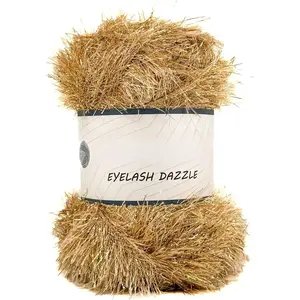 Eyelash Dazzle Fun  Yarn with Metallic Sparkle 100 Gram (3.53 Ounces) 120 Yards (110 Meters) ()