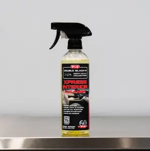 P&S Double Black Ranny Doyle Collection Xpress Interior Cleaner - 1 Gallon & 16oz Spray Bottle - Cleans Leather Vinyl Plastic - No Residue - Professional Detail Product